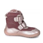 Dievčenské zimné barefoot topánky PRO-tex NUT PINK - 26