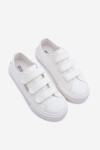 Detské tenisky na suchý zips Big Star TT374169 White 35