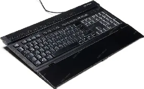 Revoltec Multimedia Keyboard K102 Touch / CZ / USB / Čierna (RE105)
