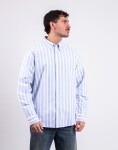 Carhartt WIP L/S Deven Shirt Deven Stripe, Bleach/White XL
