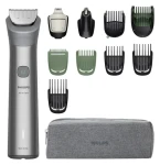 Philips MG5941/15 Multigroom series 5000 šedá / Zastrihávač / 11v1 / Vodeodolný / 120 min prevádzky / puzdro (MG5941/15)