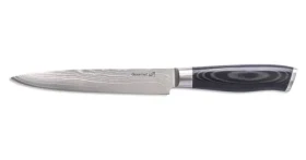 G21 Gourmet Damascus 18 cm / Kuchynský nôž / Damašková oceľ / Dĺžka čepele 18 cm (NB-D1090-1)