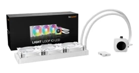 Be quiet! Light Loop IO LCD 360mm biela / Vodné chladenie CPU / 3x120mm ventilátor / IPS displej 2,1 "/ RGB LED (BW033)