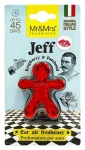 MrMrs Fragrance Jeff Chrome Raspberry Patchouli červená / Osviežovač vzduchu do auta / vôňa malina a pačuli (8051277333447)