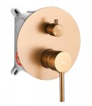 REA - Podomietková sprchová sada Lungo Copper Brush + BOX REA-P8809