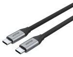 Unitek C14082ABK čierna / Kábel USB-C - USB-C / USB 3.2 Gen 2 / 10 Gbps / 100 W PD / 1 m (C14082ABK)
