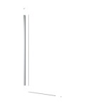 Sprchová zástena SAT walk-in 120 cm na zníženú priečku SATBWIS120ZAVL SATBWIS120ZAVL