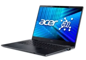 Acer TravelMate P4 čierna / Notebook / 14" WUXGA / Intel Core Ultra 7 255U / 16GB / 512GB SSD / Intel Graphics / W11P (NX.BFEEG.003)