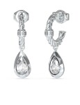 Guess Elegantné oceľové náušnice 4G Light JUBE05243JWRHT/U