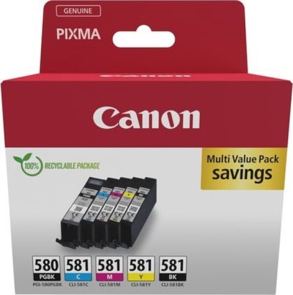 Canon CANON PGI-580/CLI-581 Ink Cartridge BK/CMYK Sec