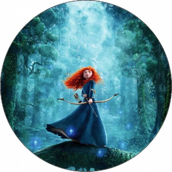 Jedlý papier Princezná rebéli merida s lukom 19,5 cm - Pictu Hap - Pictu Hap