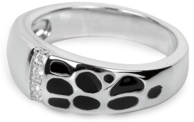 Silver Cat Strieborný prsteň s kubickými zirkónmi Colored stones SC010 60 mm