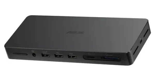 Asus DC500 čierna / Dokovacia stanica / Thunderbolt 4 / 3x monitor / 96W PD / 2,5G LAN / čítačka kariet (90XB08DN-BDS010)