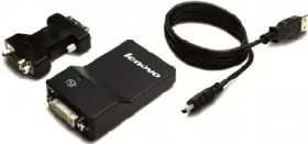 Lenovo USB 3.0 na DVI/VGA adaptér (0B47072)