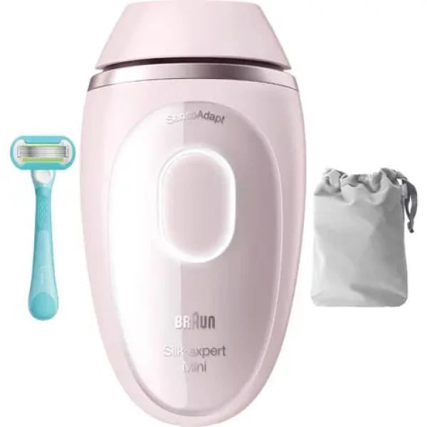 Braun Silk-expert Mini PL1111 ružová / IPL epilátor / 300 000 zábleskov / SkinProtect (8700216937375)