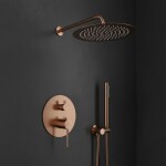 REA - Podomietková sprchová sada Foss Clif Brush Copper + BOX REA-P5649