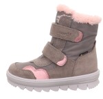 Dievčenské zimné topánky FLAVIA Grey/Pink GTX Superfit 1-000229-2500 - 26