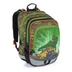 Školský batoh Bagmaster Alfa 21 C Green/black