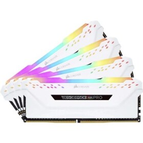 Corsair Vengeance RGB Pre 32GB (4x8GB) 3600MHz biela / DDR4 / PC4-28800 / CL18-19-19-39 / 1.35V / XMP2.0 (CMW32GX4M4C3600C18W)