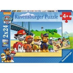 Ravensburger Puzzle Labková patrola Statoční psi 2 x 24 dielikov