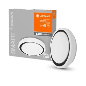 LEDVANCE Smart+ Orbis Ceiling Moon WIFI TW 380mm bielo-čierna / Stropné svietidlo / 24W / 2500lm / 3000-6500K (4058075486362)