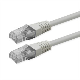 Roline 21.51.1546 RJ45 sieťové káble, prepojovacie káble CAT 6 U/UTP 2 m biela netienený 1 ks; 21.51.1546
