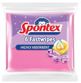 NUK SPONTEX FAST WIPES UTERKA 6KS