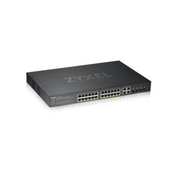 ZyXEL GS1920-24HPv2 28-port / 28-port Managed PoE Switch / 24x Gigabit / 4x Gigabit RJ45 amp; SFP / 375W PoE (GS192024HPV2-EU0101F)