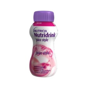 NUTRIDRINK Juice style jahoda 24 x 200 ml - Nutridrink s jahodovou príchuťou 24 x 200 ml