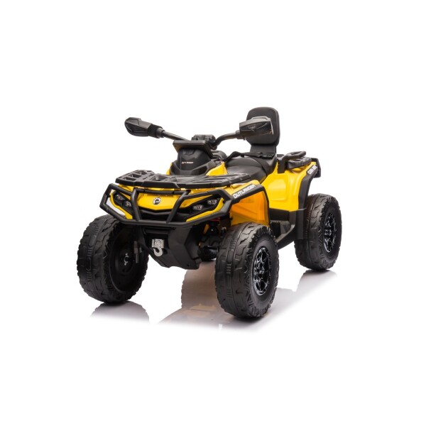 Mamido Detská elektrická štvorkolka Can-Am Outlander ATV 4x200W žltá