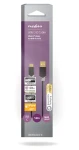 Nedis USB-A - USB-C 60W antracitová / Kábel USB / USB 2.0 / 480 Mbps / Pozlátené konektory / 1 m (CCBW60600AT10)
