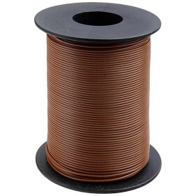 Donau Elektronik 125-S25-8 opletenie / lanko, 1 x 0.25 mm², hnedá, 25 m; 125-S25-8