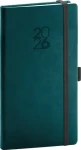 NOTIQUE Vreckový diár Aprint Top 2026 petrolejový / 9 x 15.5 cm (PGD-KAPAT-6730)