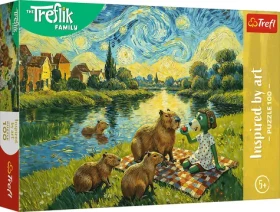 Trefl Puzzle Kŕmenie kapybar