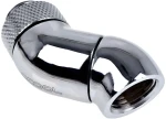 Alphacool Eiszapfen chrómová / Uhlový adaptér 45 ° / G1/4 AG na G1/4 IG / otočný (17251)