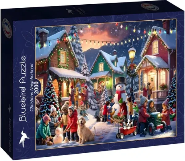 BlueBird Puzzle Vianočná štvrť