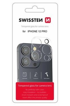 Swissten Ochranné sklo šošoviek fotoaparátu pre Apple iPhone 12 Pro (94500103)