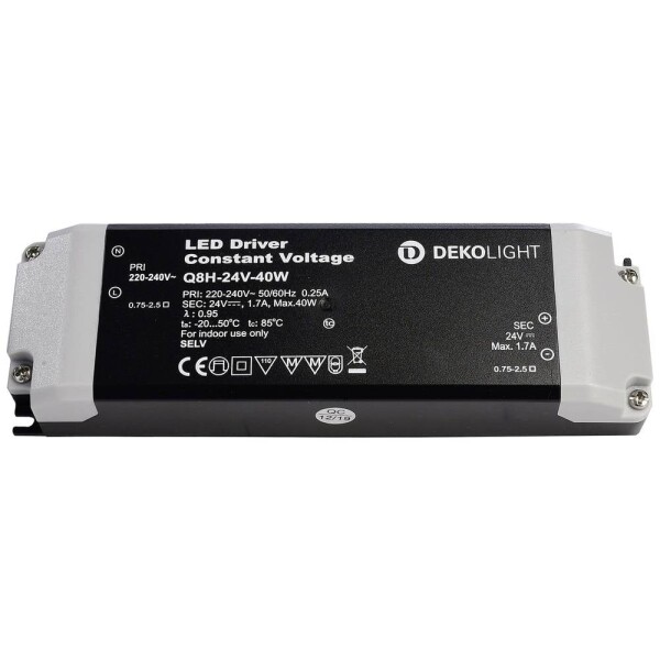 Deko Light Basic CV napájací zdroj pre LED konštantné napätie 40 W 1700 mA 24 V; 862163