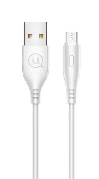 USAMS SJ268 Round microUSB Dátový Kábel biela (6958444962030)
