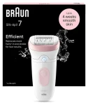 Braun SE7-000 Silk épil 7 biela/ružová / Epilátor / WetDry / dobíjací (604480)