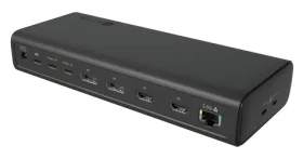 Icy Box USB-C 17w1 čierna / Dokovacia stanica / PD 3.1 140W / 2x HDMI 4K / 2x DP 8K / RJ-45 (IB-DK7401-CU31)
