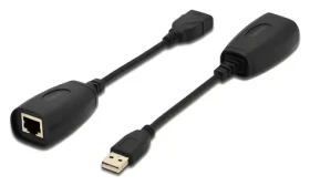 Digitus USB Extender / Predlžovač signálu / USB 1.1 / UTP Cat5-Cat6 / až 45 m (DA-70139-2)