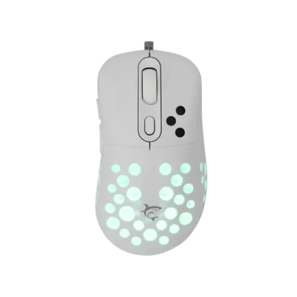 White Shark AZRAEL biela / Herná myš / optická / 7200 DPI / 6 tlačidiel / USB (AZRAEL-W)