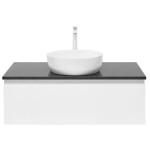 Kúpeľňová skrinka s krycou doskou SAT B-WAY 99x30x45 cm biela lesk BWAY100WTKUB BWAY100WTKUB