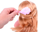 Mamido Bábika blond hlava na česanie kaderníčky ZA3940