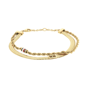 Tommy Hilfiger Dvojitý pozlátený náramok Layered 2780982