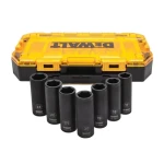 DeWalt DWMT74737 Sada 7ks predĺžených rázových hlavíc 1/2 / 17-24mm (DWMT74737-0)