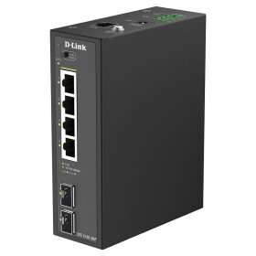 D-Link D-Link DIS-210G-06P 6-Port Switch, Smart sieťový switch; DIS-210G-06P