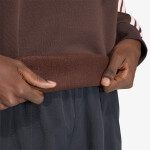 Mikina adidas Adicolor 3-Stripes Oversized Crewneck Aurora Coffee/ Sandy Pink XL