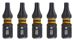 DeWalt Súprava bitov T15 / Extreme Torx / 5 ks (DT7380T)